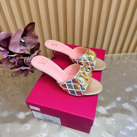 Valentino Women VLogo Slide Pumps - Image 4