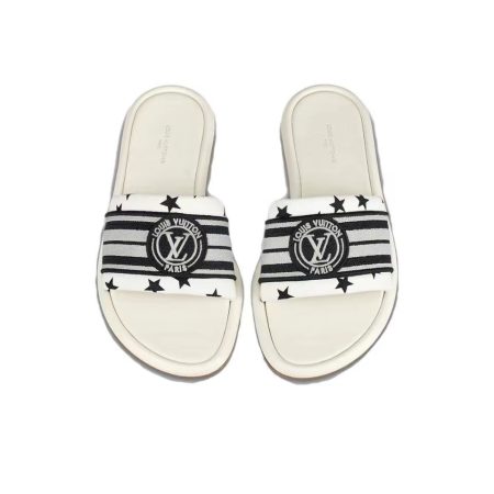LV Magnetic Canvas Dashion Flip-flops Slide Sandal - Image 2