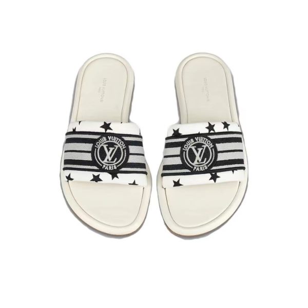 LV Magnetic Canvas Dashion Flip-flops Slide Sandal