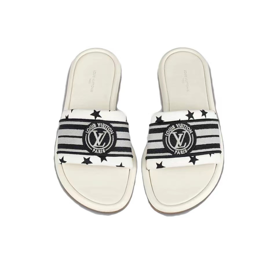 LV Magnetic Canvas Dashion Flip-flops Slide Sandal - Image 2