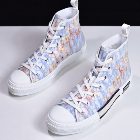 Dior B23 OBLIQUE LOW black white Shoes T00480H051 - Image 9
