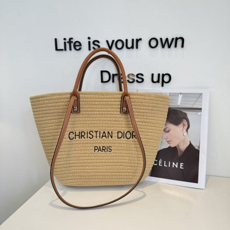 Dior Straw Bag - Image 2