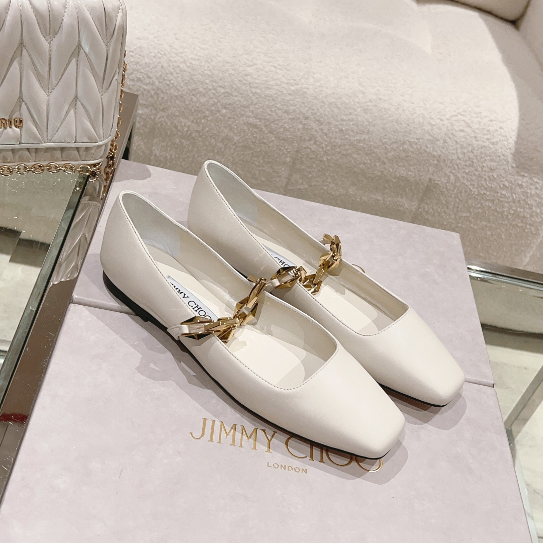 Jimmy Choo Diamond Leather Round Head Slide Sandal - Image 1