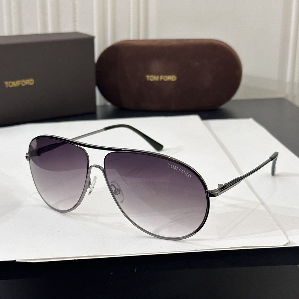 Tom Ford Thin Frame Metal Sunglasses Top Quality - Image 2