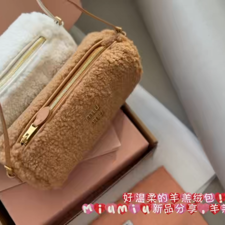 Miu Miu Wool Teddy Bag