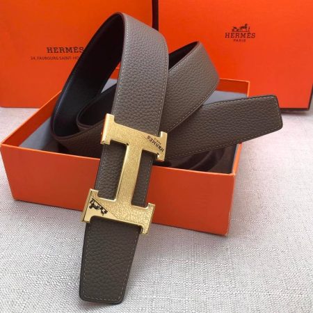 Hermes H Belt Buckle & Reversible Black For Women, Women Belt 380MM - Image 2