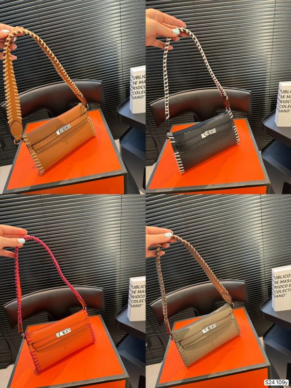 Hermès Kelly To Go Handbag in Elephant Gray