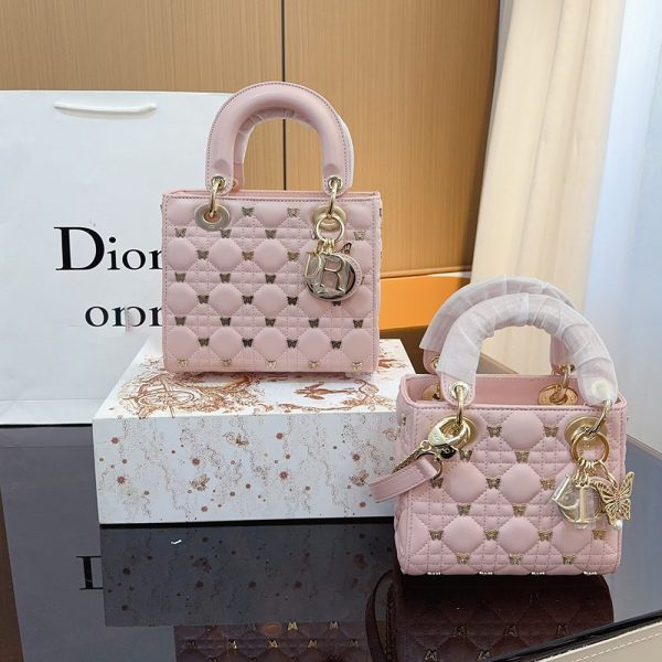 Dior Lady Dior Butterfly Rivet Bags