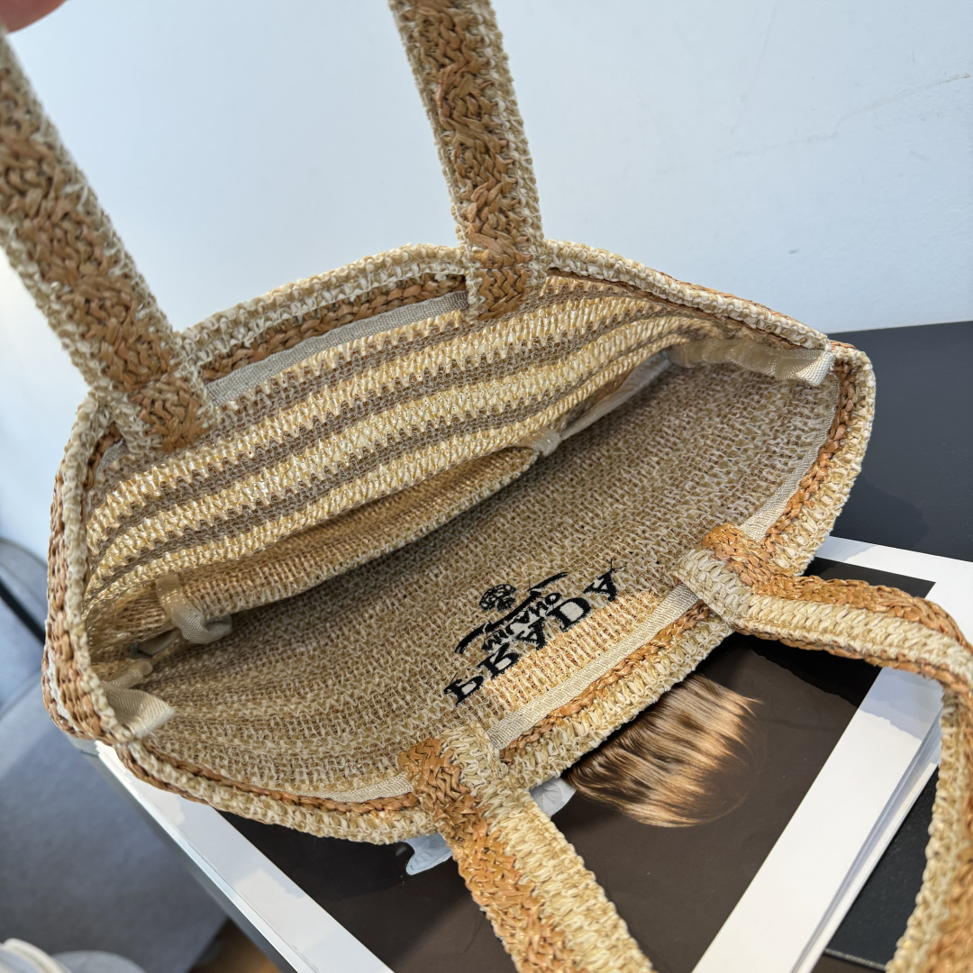 Prada Straw Bag - Image 7