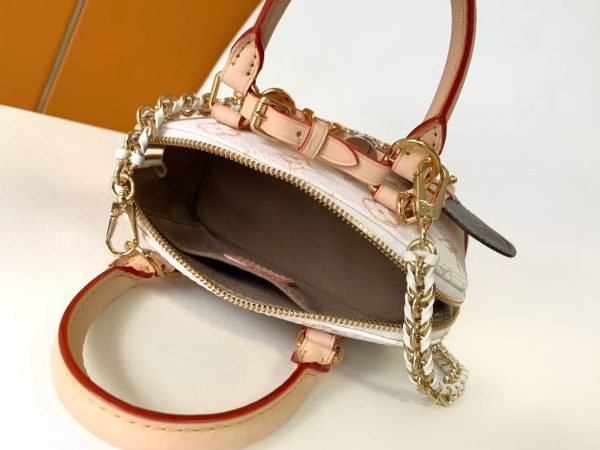 LV Alma BB Mini White