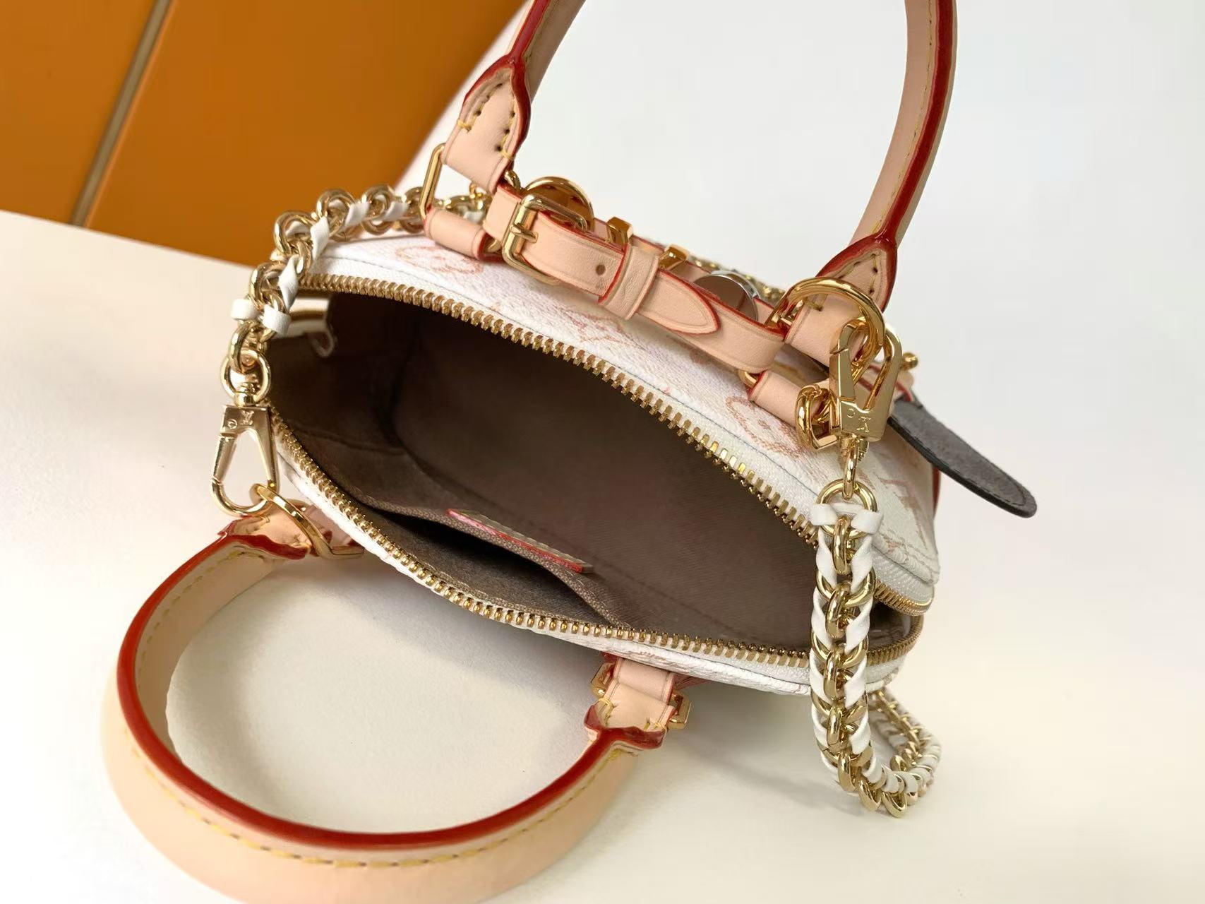 LV Alma BB Mini White - Image 8