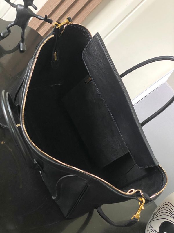 Celine Little Luggage In Supple Shiny Lambskin