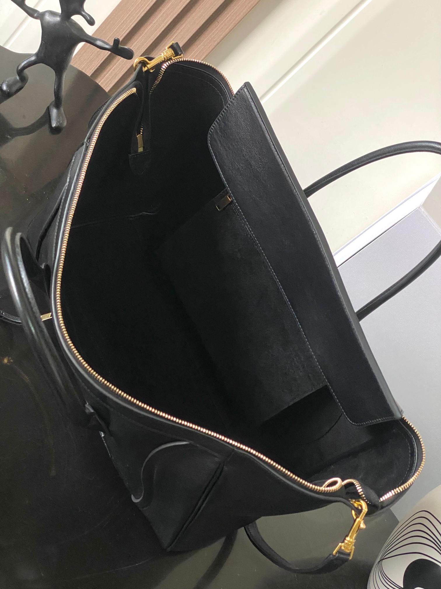 Celine Little Luggage In Supple Shiny Lambskin - Image 7