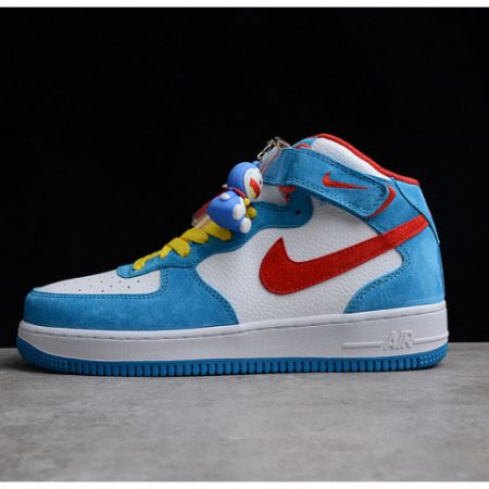 Nike Air Force 1 07 Mid Doraemon White Blue Red Yellow GB1236-160