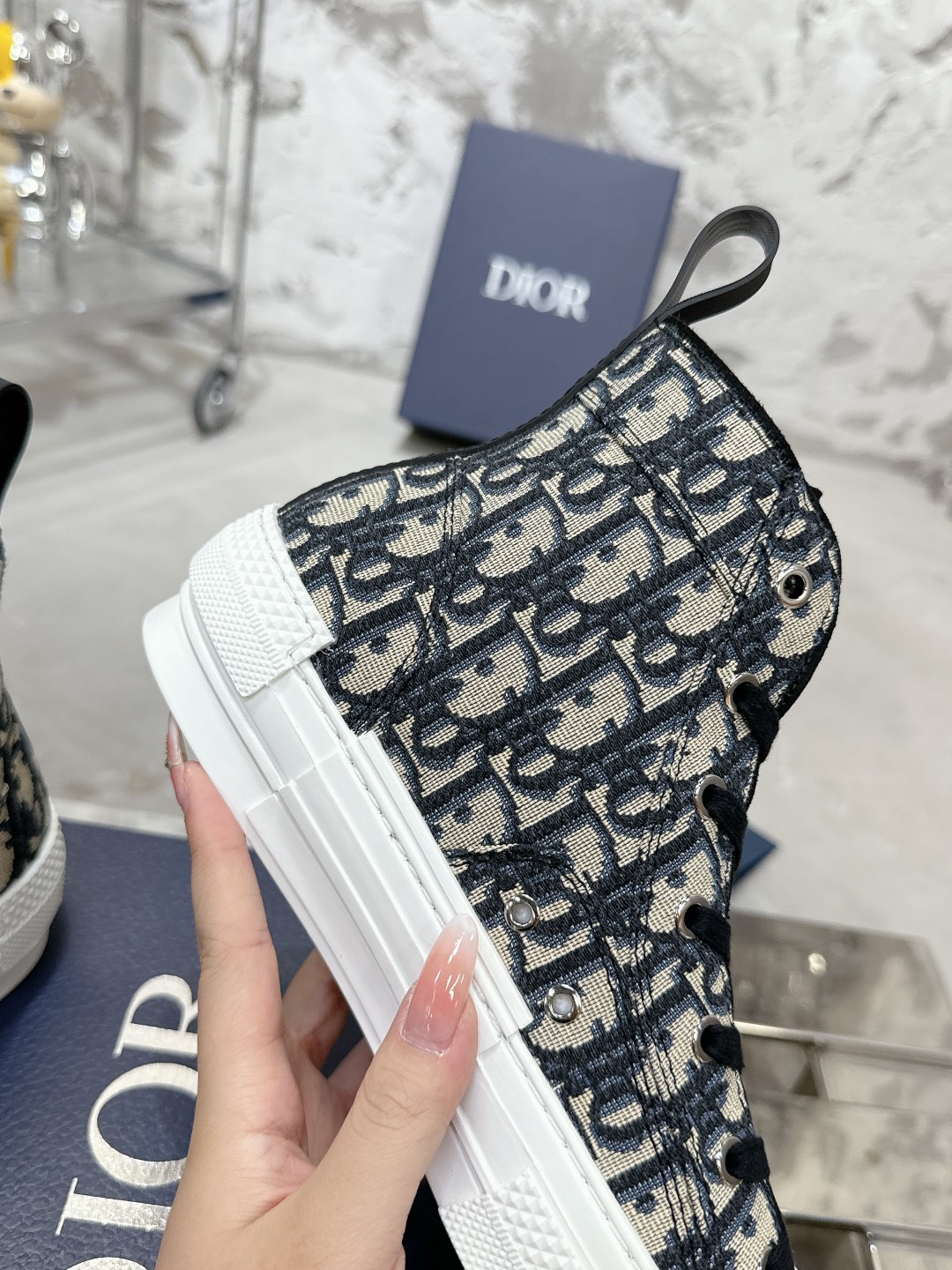 Dior B23 League High-Top Sneakers - Image 4