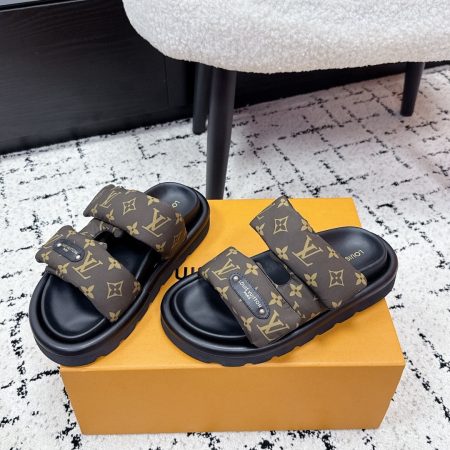 LV Pool Pillow Comfort Mule Sandals - Image 3