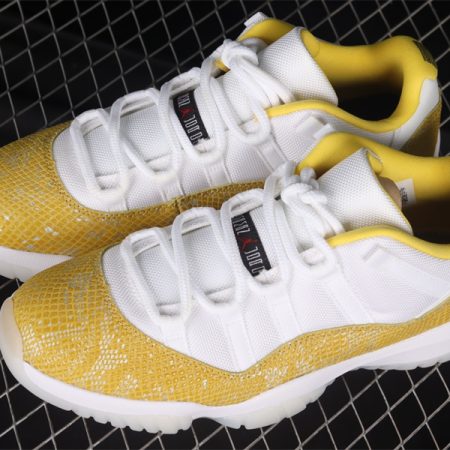 Air Jordan AJ11 Low SE "Yellow Snakeskin" AH7860-107 - Image 5