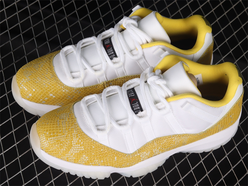 Air Jordan AJ11 Low SE "Yellow Snakeskin" AH7860-107 - Image 5