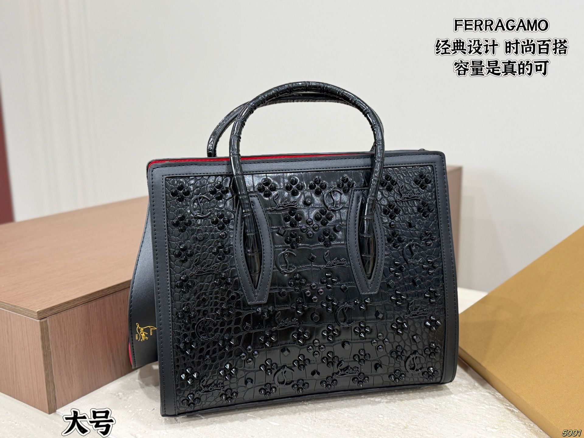 Christian Louboutin Ferragamo Handbag - Image 3