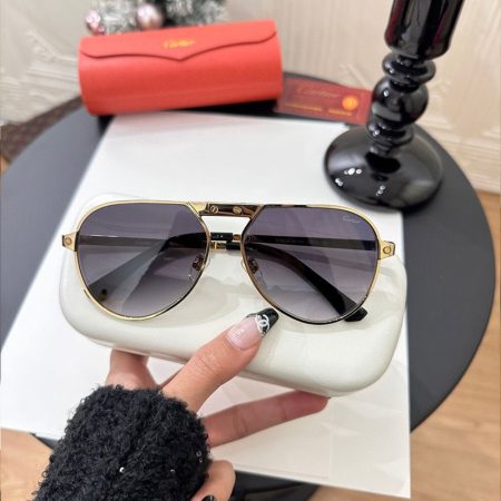 Cartier Metal irregular Line Sunglasses Top quality - Image 2