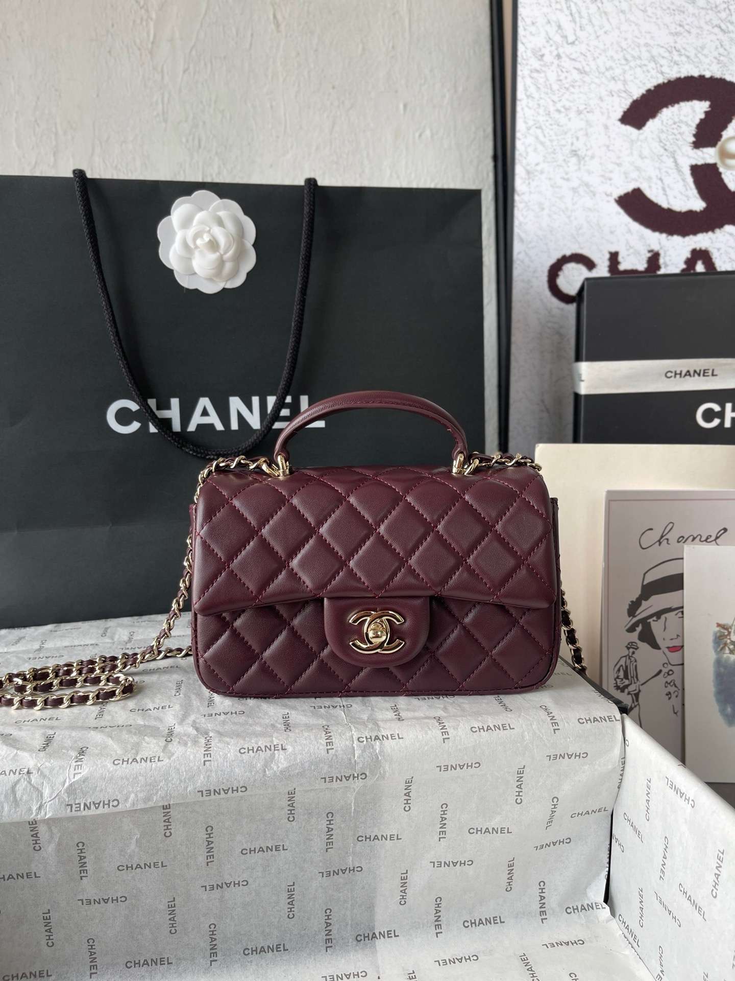 Chanel CF Handbag - Image 3