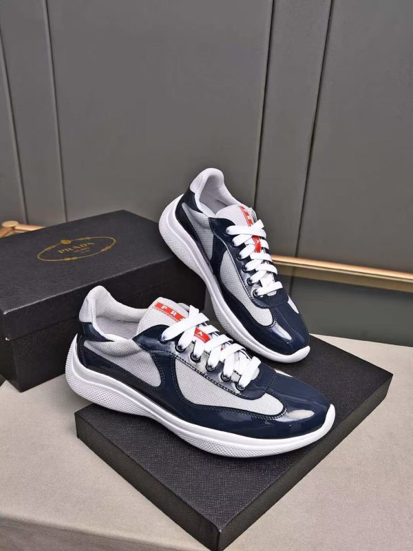 Prada Men Shoes Dark Blue