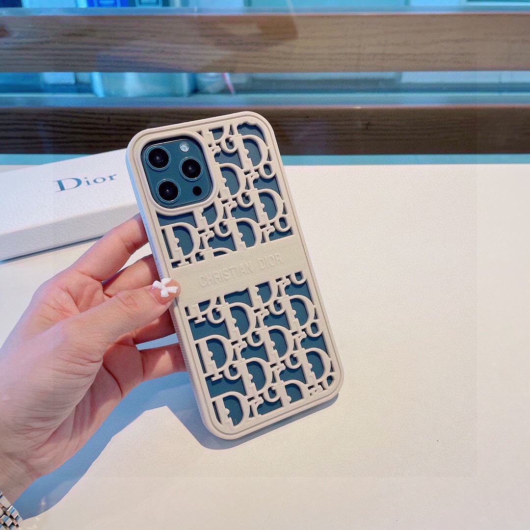DIOR Hollow Design All-Inclusive Phone Case - Image 1