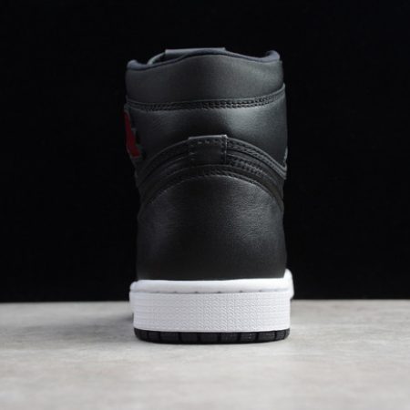 Air Jordan 1 High Black Satin 555088-060 - Image 4