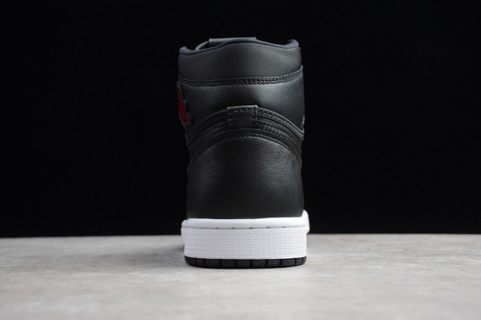 Air Jordan 1 High Black Satin 555088-060 - Image 4
