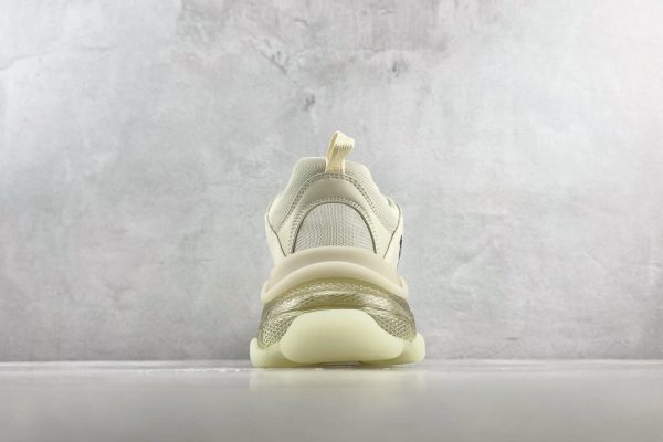 Balenciaga Triple S Clear Sole Sneakers Beige Mirror Version 10A