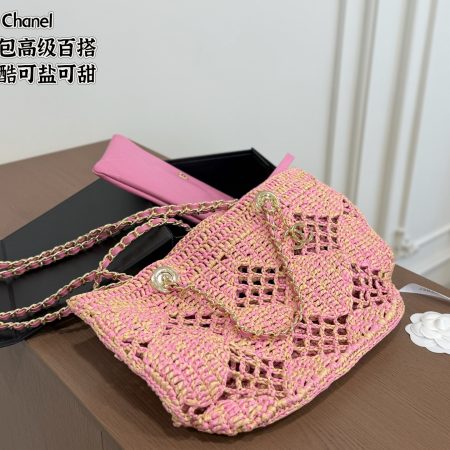 Chanel Straw Bag - Image 2