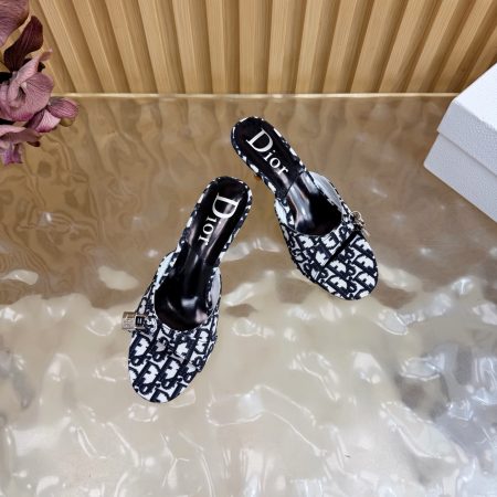 Dior denim lock & key shoes - Image 10