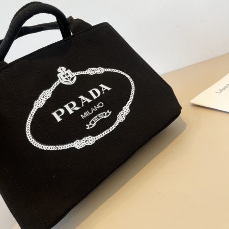 Prada 2010s Canapa Handbag - Image 2