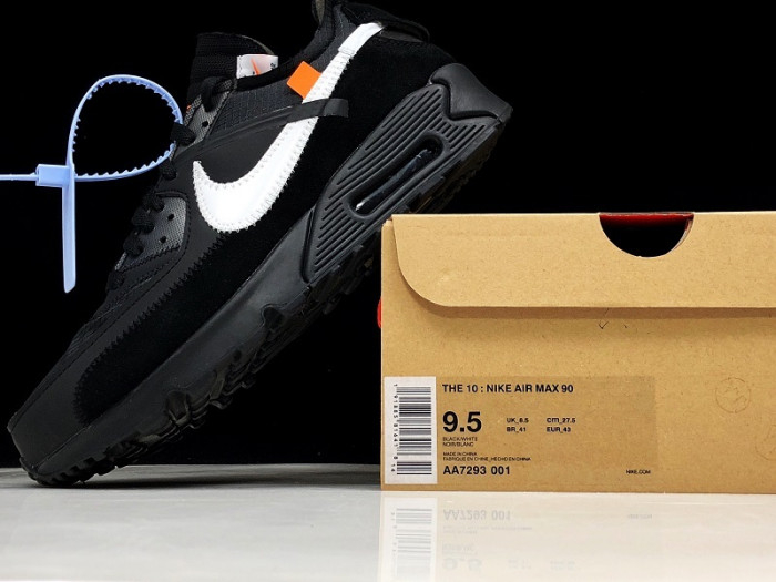 Off-White Nike Air Max 90 Black AA7293-001 - Image 5