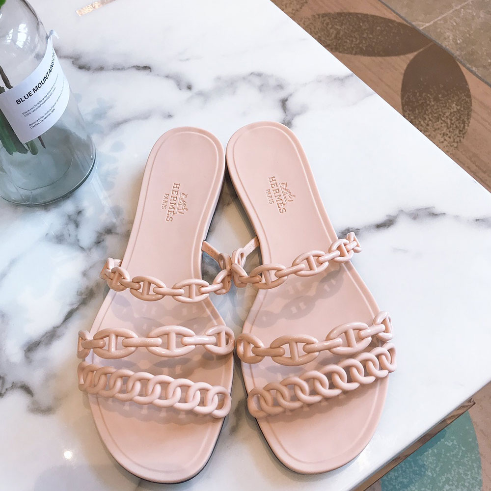 Hermes Shoes Island Flat Slppers Slide Sandal - Image 5
