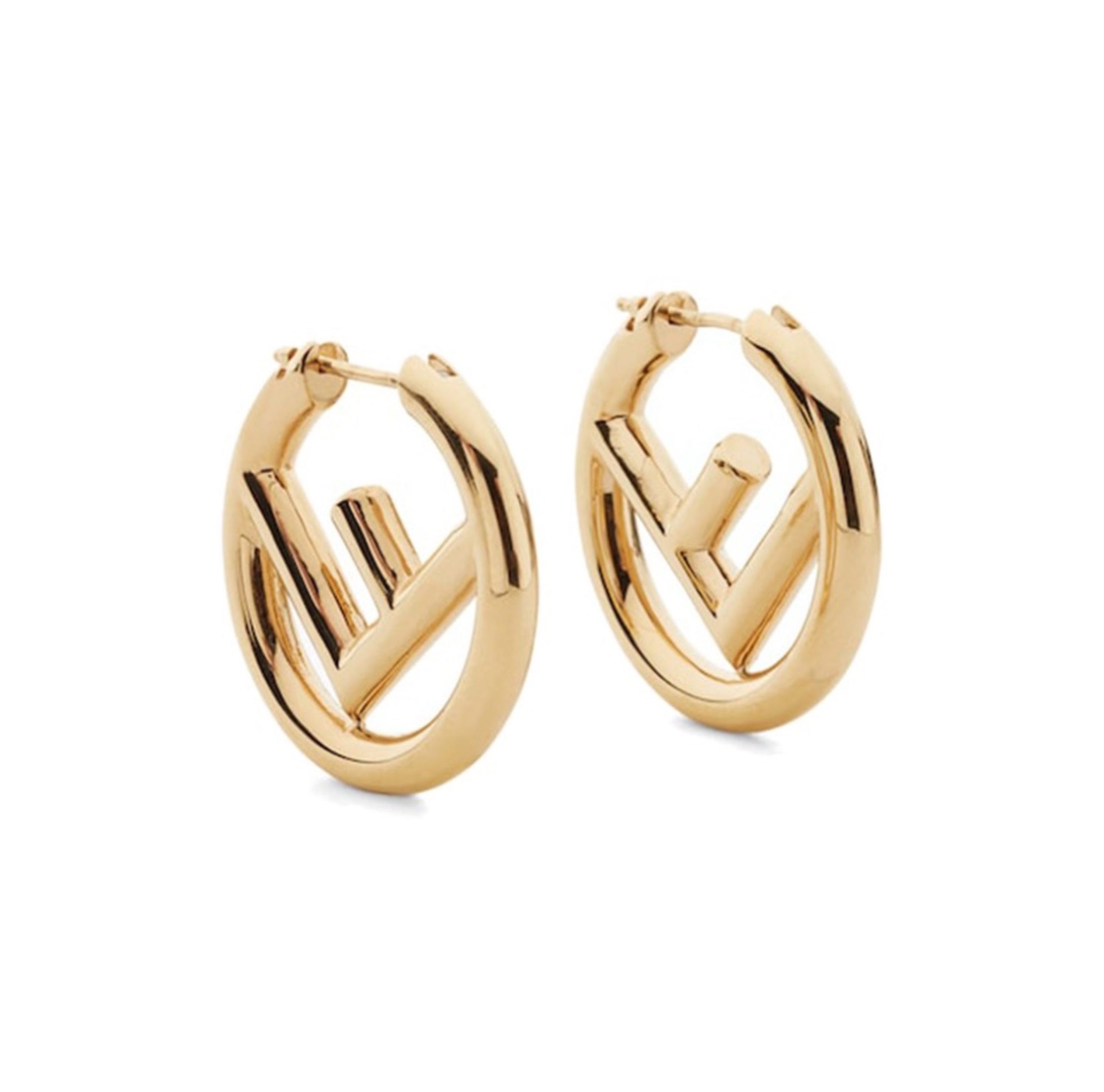 Fendi hollow letter earrings - Image 1