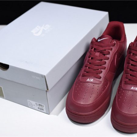 Nike Air Force 1 Low 07 LTHR Sail Team Red AJ7280-600 - Image 17
