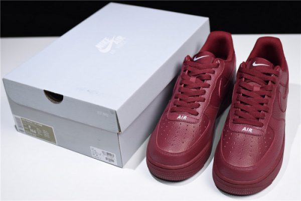 Nike Air Force 1 Low 07 LTHR Sail Team Red AJ7280-600