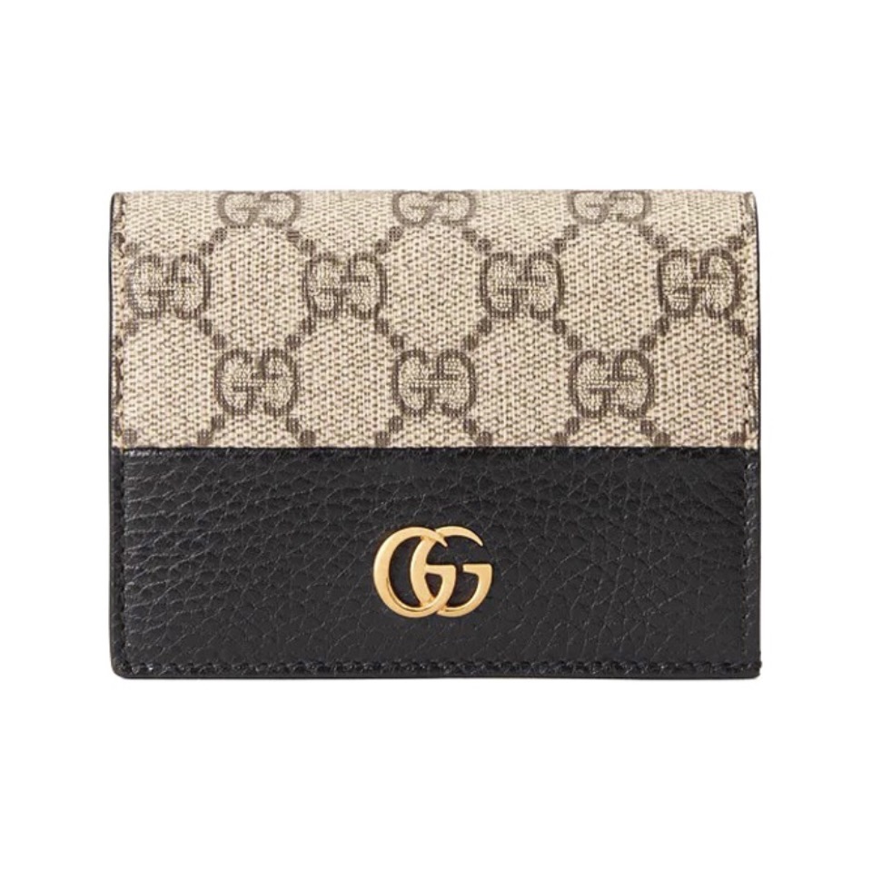 Gucci Unisex GG Marmont Card Case Wallet - Image 1