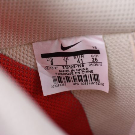 Nike Air Force 1 07 White Sport Red New Shoes 315122-126 - Image 13