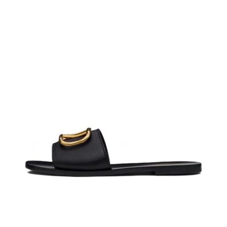 Valentino Leather Casual Fashion Flip-Flops Slide Sandal - Image 2