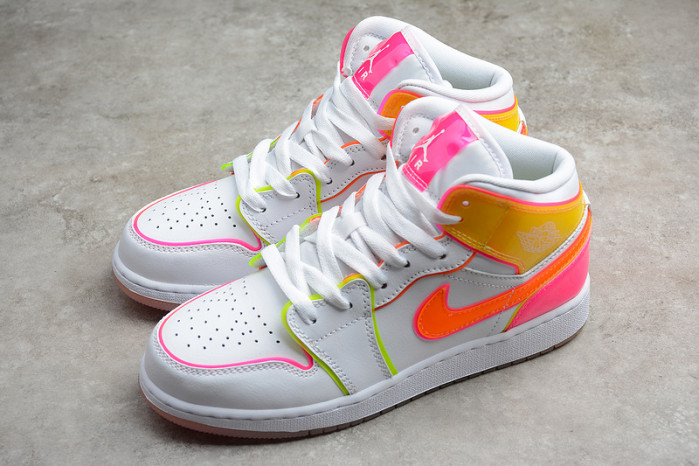 Air Jordan 1 Mid SE GS Edge Glow CV4611-100 - Image 10