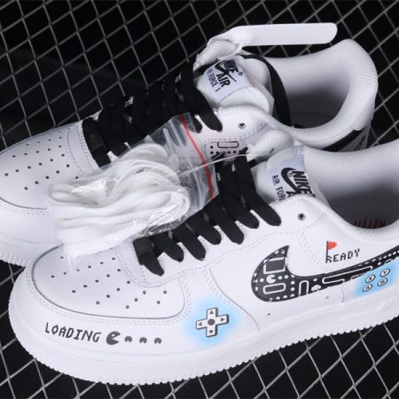 Air Force1 07 Low (GS) video game graffiti low-top casual sneakers CW2288-228 - Image 5