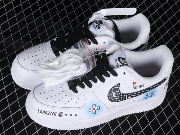 Air Force1 07 Low (GS) video game graffiti low-top casual sneakers CW2288-228