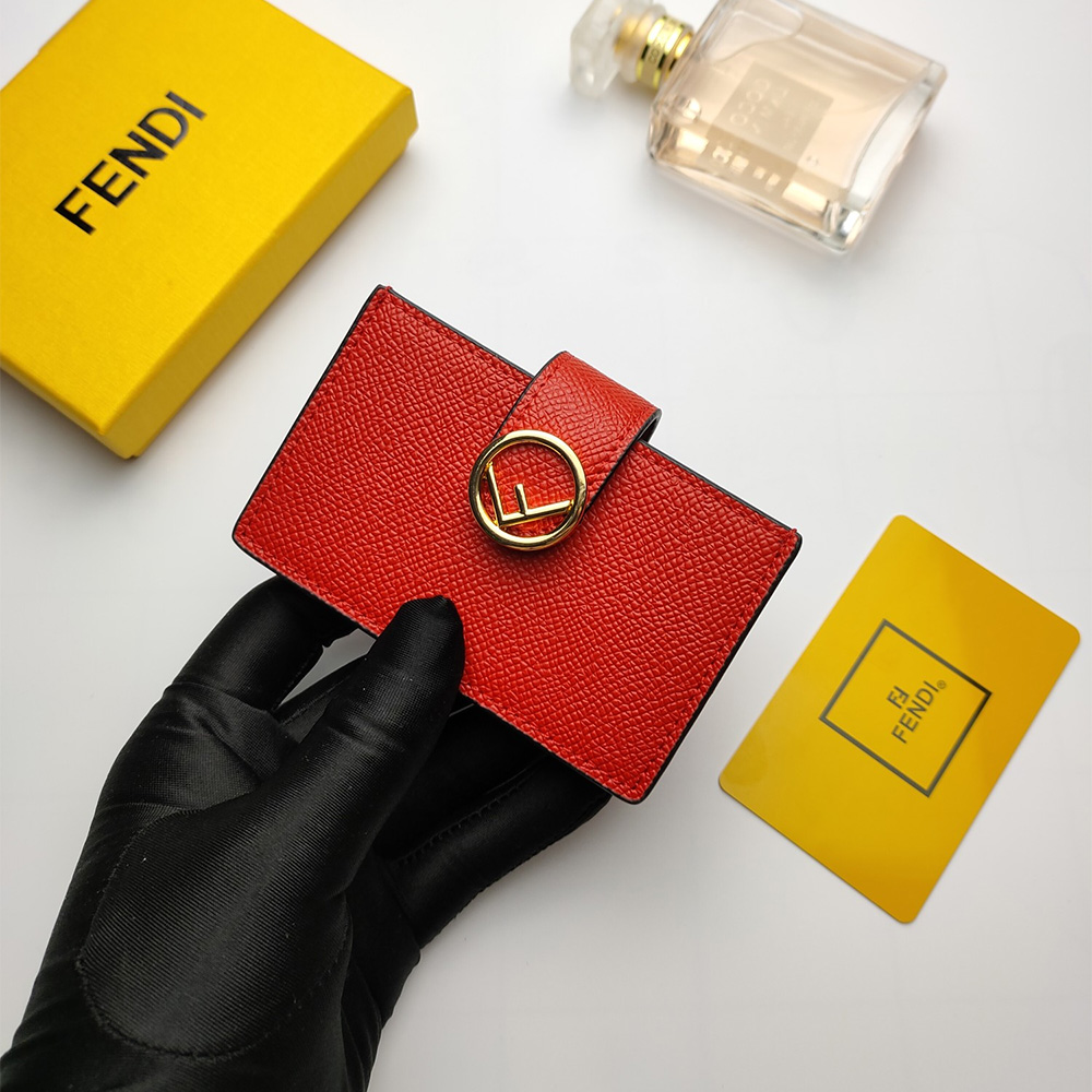 FENDI Calfskin Card Holder - Image 4