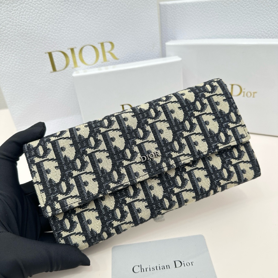 Dior Oblique Long Wallet - Image 3