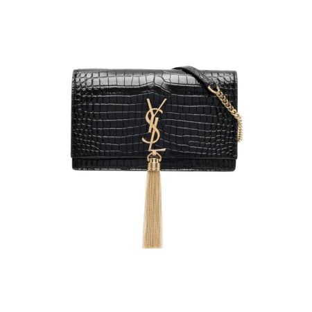 YSL Kate Tassel Crocodile Bag