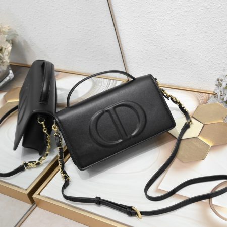 DIOR CD Signature Printed Shoulder Bag - Image 3