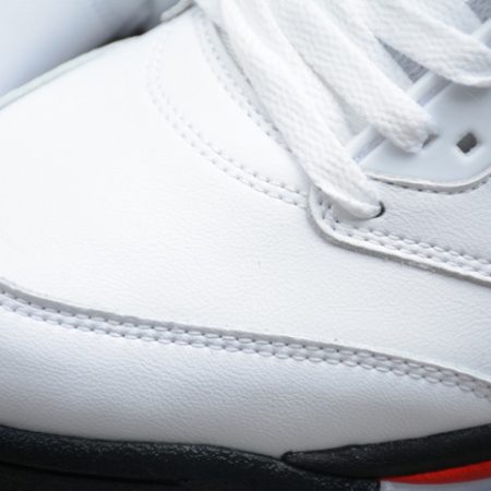 Air Jordan 5 Fire Red 2020 Silver Tongue DA1911-102 - Image 7