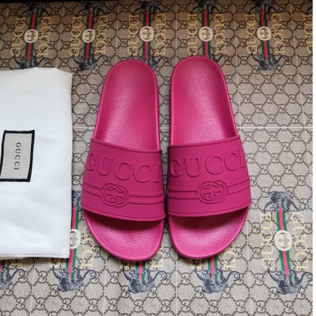 Gucci GG Wmns Rubber Slide Sandal 525140 - Image 6